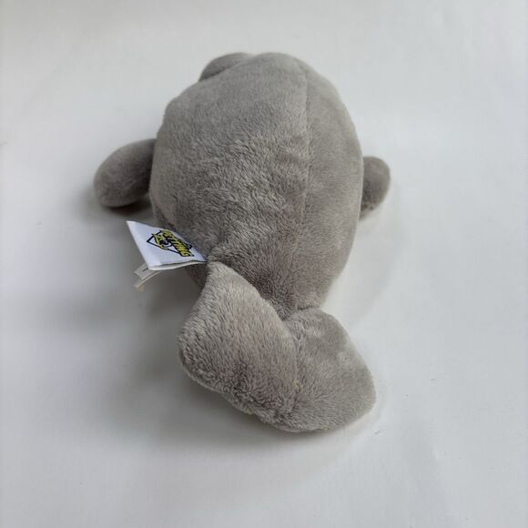 The Petting Zoo Grey Manatee Plush Stuffed Animal Ocean Mammal Toy 2011 9 in. - Picture 5 of 12